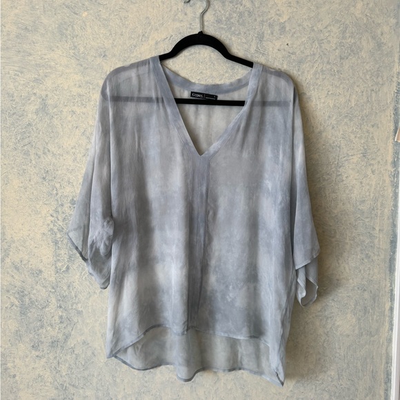 Gypsy 05 Tops - Gypsy 05 | Sheer Tie-dye Blouse